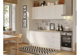 Кухонный гарнитур Челси 2000 мм Белый