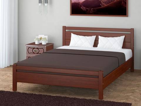 Кровать Вероника-1 1200 Орех