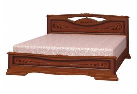 Кровать Елена-3 1600 Орех