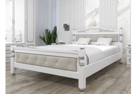 Кровать Карина-11 1600 Белый жемчуг