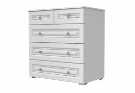 Комод 5 ящиков Олимп Белый