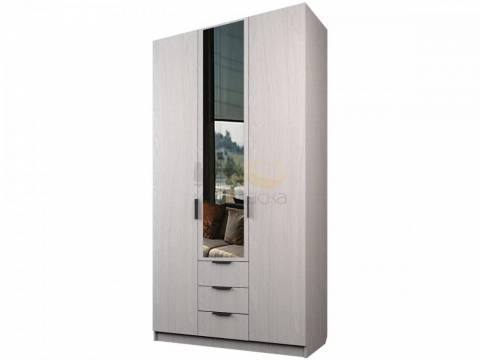 Шкаф с 3 ящиками ЭШ3-РП-19-12/1-3я одно зеркало