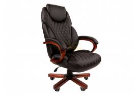 Офисное кресло Chairman 406 Россия экопремиум черное N