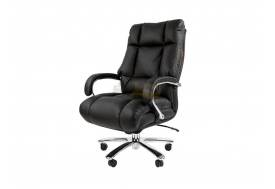 Офисное кресло Chairman 405 Россия натуральная кожа/экокожа черное