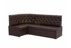 Кухонный уголок КУ 21 с коробом для хранения экокожа Линкольн 221