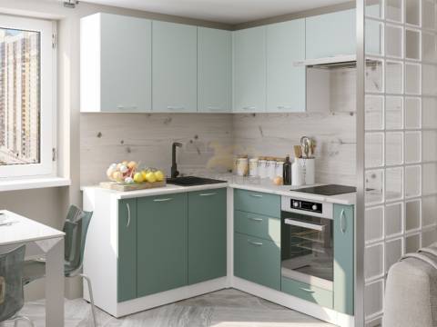 Кухонный гарнитур Асая мега прайм 2 1600х1700 мм (ПМ+СДШ)