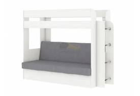 Кровать двухъярусная Карамель 75 бодега светлый-Vivaldi 7 грей