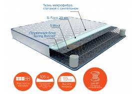 Матрас Брюс ширина 1800