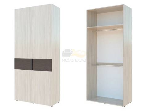 Шкаф плательный с 2 штангами Гранд ГШП/2-23-10-33