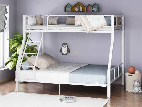 Двухъярусная кровать Гранада-1 140 Белый