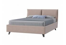 Кровать Сандра с ПМ 1800х2000 мм рогожка бежевый