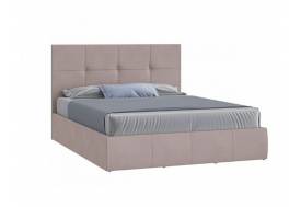 Кровать Твист с ПМ 1800х2000 мм микровелюр бежевый