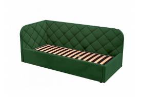 Кровать-софа Комфорт-1 Левая Ромб с ПМ велюр Магия 65