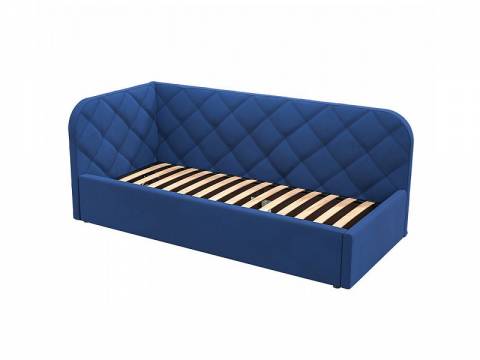 Кровать-софа Комфорт-1 Левая Ромб с ПМ велюр Магия 82