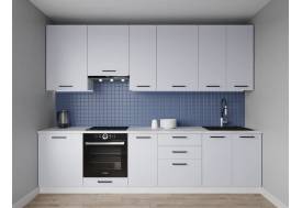 Кухонный гарнитур Смоки 3000 (верх 950 мм) МДФ