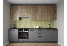 Кухонный гарнитур Умбра 3000 (верх 950 мм) МДФ