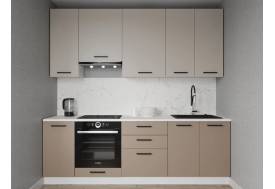 Кухонный гарнитур Каппучино 2400 (верх 950 мм) МДФ