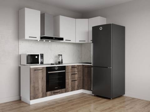 Кухонный гарнитур Старое Дерево 2200х1000 МДФ