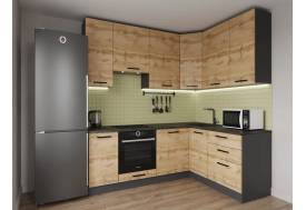 Кухонный гарнитур Крафт 2200х1600 (верх 950 мм)