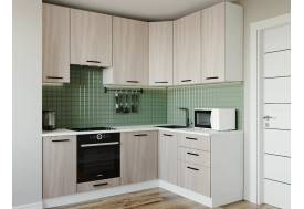 Кухонный гарнитур Шимо 2200х1600 (верх 950 мм) МДФ