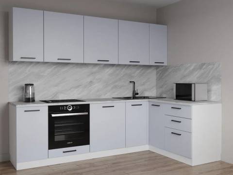 Кухонный гарнитур Смоки 2600х1600 МДФ