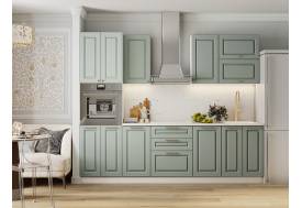 Кухонный гарнитур Грин Грей Софт 2600 мм