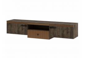 Тумба ТВ №1 подвесная на кронштейне Ольга 3 дуб коми