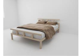 Кровать металлическая Лофт 900 бежевая