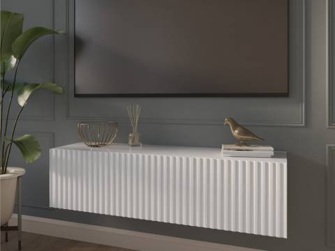 Тумба подвесная Lines MTV4-MA 1150 мм Белый глянцевый