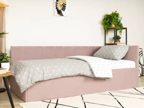 Кровать с подъемным механизмом Касли Пудра Velutto 11