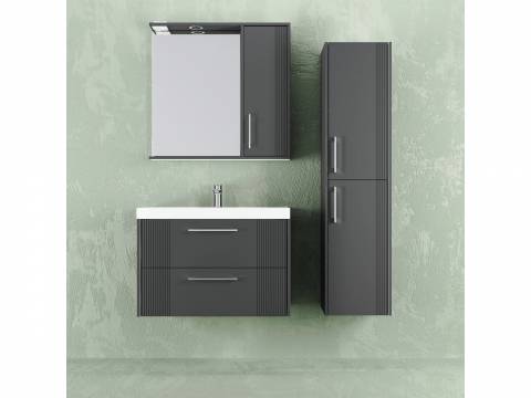 Комплект для ванны навесной Альба 60 антрацит