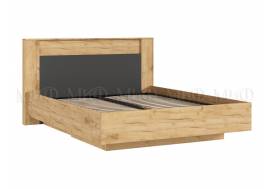 Кровать парящая 1600 Остин (ортопед дерево) Графит/Дуб Крафт
