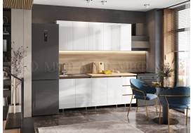 Кухонный гарнитур Челси 2000 мм Белый/Дуб Крафт