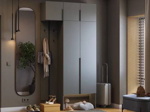 Прихожая Мебельсон К30 графит