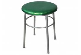 Табурет круглый ДХ-10 обивка изумруд