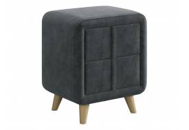 Тумба прикроватная Софи 3 грей алькантара