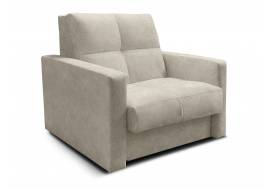 Диван Рэй 900х2000 Клетка с прямыми подлокотниками Vivaldi 3 бежевый велюр