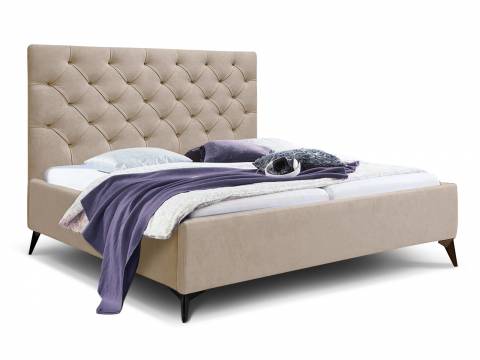 Кровать Фрейм 2000 Каретная стяжка высокие ножки без подъема вивальди 3