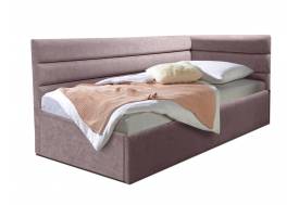 Кровать подростковая левая 800 Фрейм Модерн без подъема мелита 25