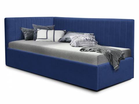 Кровать подростковая правая 900 Фрейм Страйп без подъема барон 15