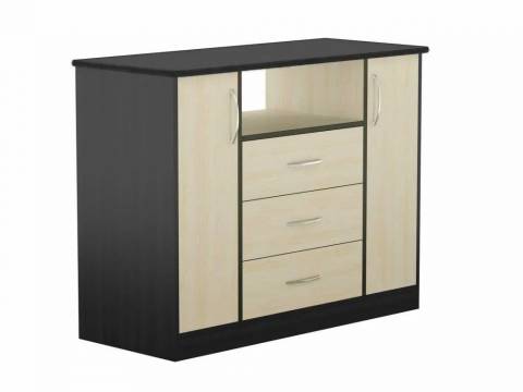 Комод универсальный Дуэт Люкс Венге/Млечный Дуб