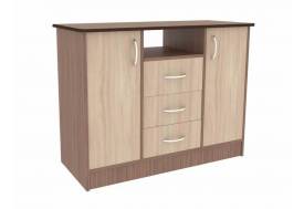 Комод универсальный Дуэт Люкс ясень шимо