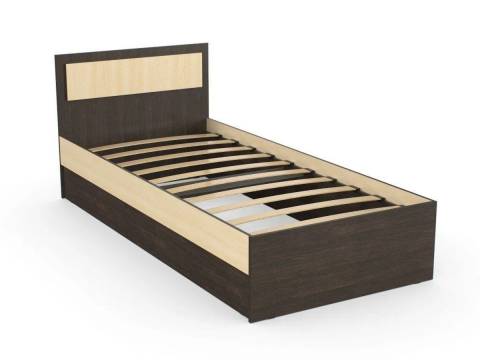 Кровать Дуэт Люкс 900 Венге/Млечный Дуб