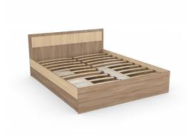 Кровать Дуэт Люкс 1400 ясень шимо