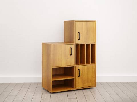 Стеллаж сложный малый (С-17) Soft однотонный