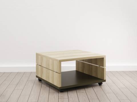 Журнальный стол (Е-1) Eclectic eco Дуб рокпайл-Скала