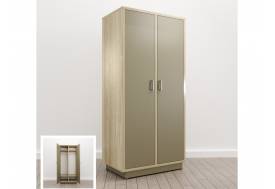 Шкаф комбинированный закрытый (Е-12) Eclectic eco Дуб рокпайл-Мокко