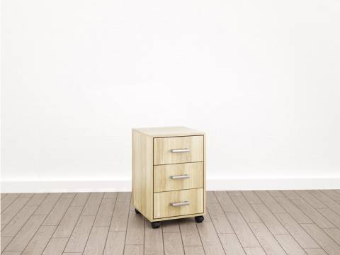 Тумба подкатная (О-7) Eclectic lite одноцветный Дуб рокпайл