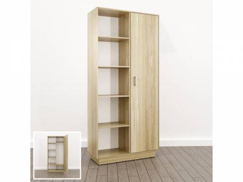 Шкаф комбинированный Правый (О-14) Eclectic lite одноцветный Дуб рокпайл