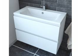 Тумба с раковиной Bali 800 навесная 2 ящика